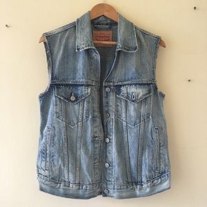 Vintage Levi’s Denim Vest, Men’s Small